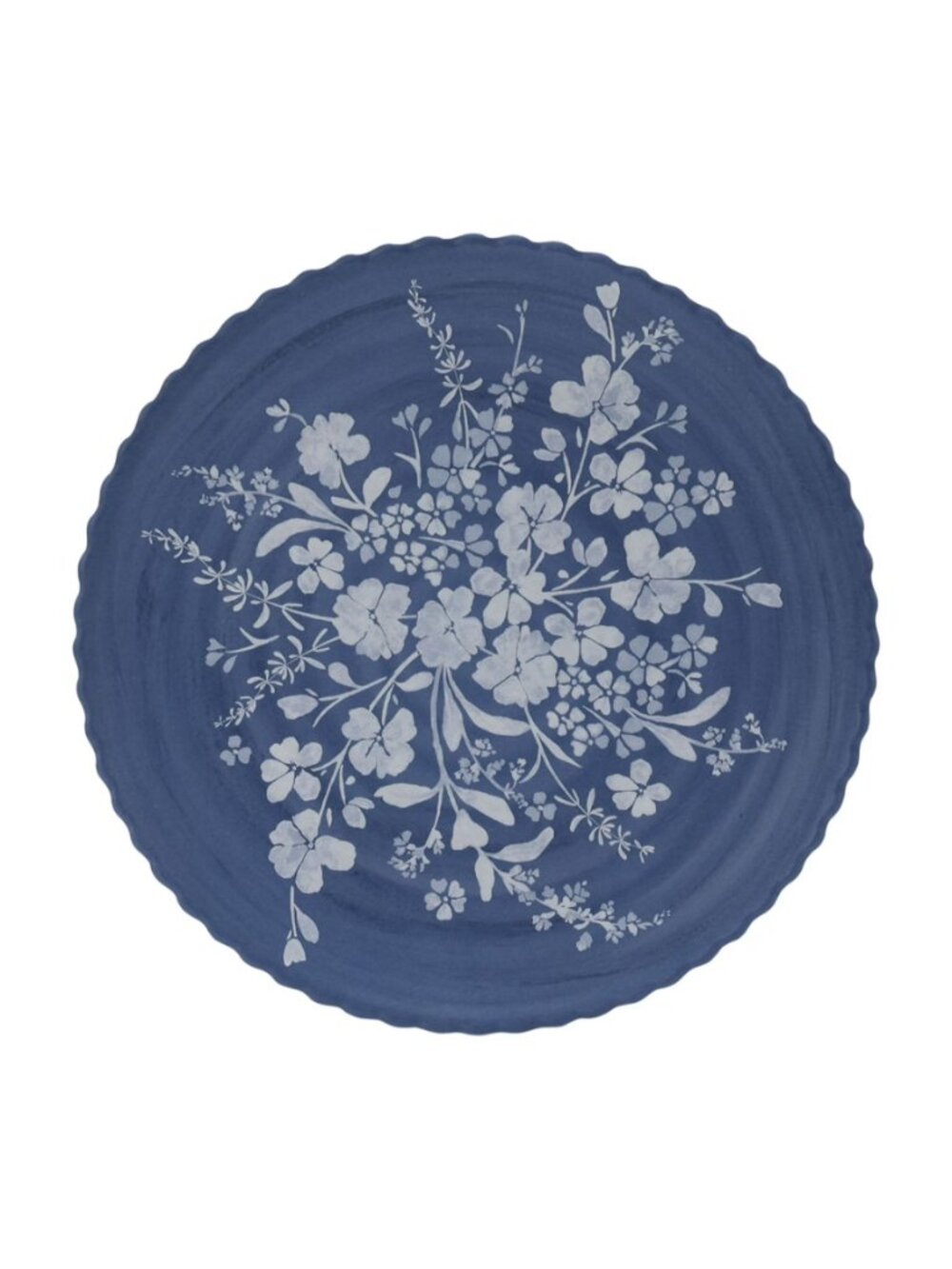 The Pioneer Woman Blue 8.6 Inch Dinnerware Floral Daisy Melamine Salad Plate